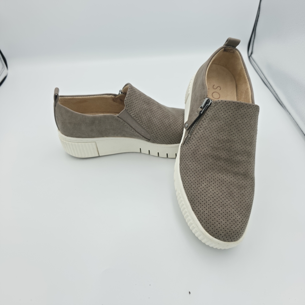SOUL Turner Slip On Sneakers Grey Size 6.5 - Picture 5 of 9